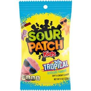 Sour Patch Kids Tropical Soft & Chewy Candy, 8 OZ