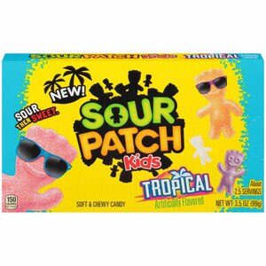  Sour Patch Kids Gummies Peg Bag, Tropical 