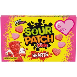 SOUR PATCH KIDS Hearts, Soft & Chewy Valentine Candy Hearts, 3.1 oz - CVS PharmacyIngredients - CVS Pharmacy