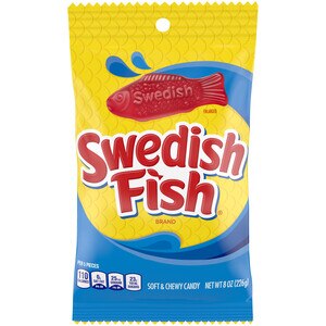 Swedish Fish Soft & Chewy Candy, 8 oz