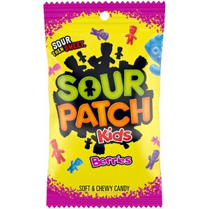 Sour Patch - Dulces blandos, masticables, para niños, Berries, Sour Then Sweet