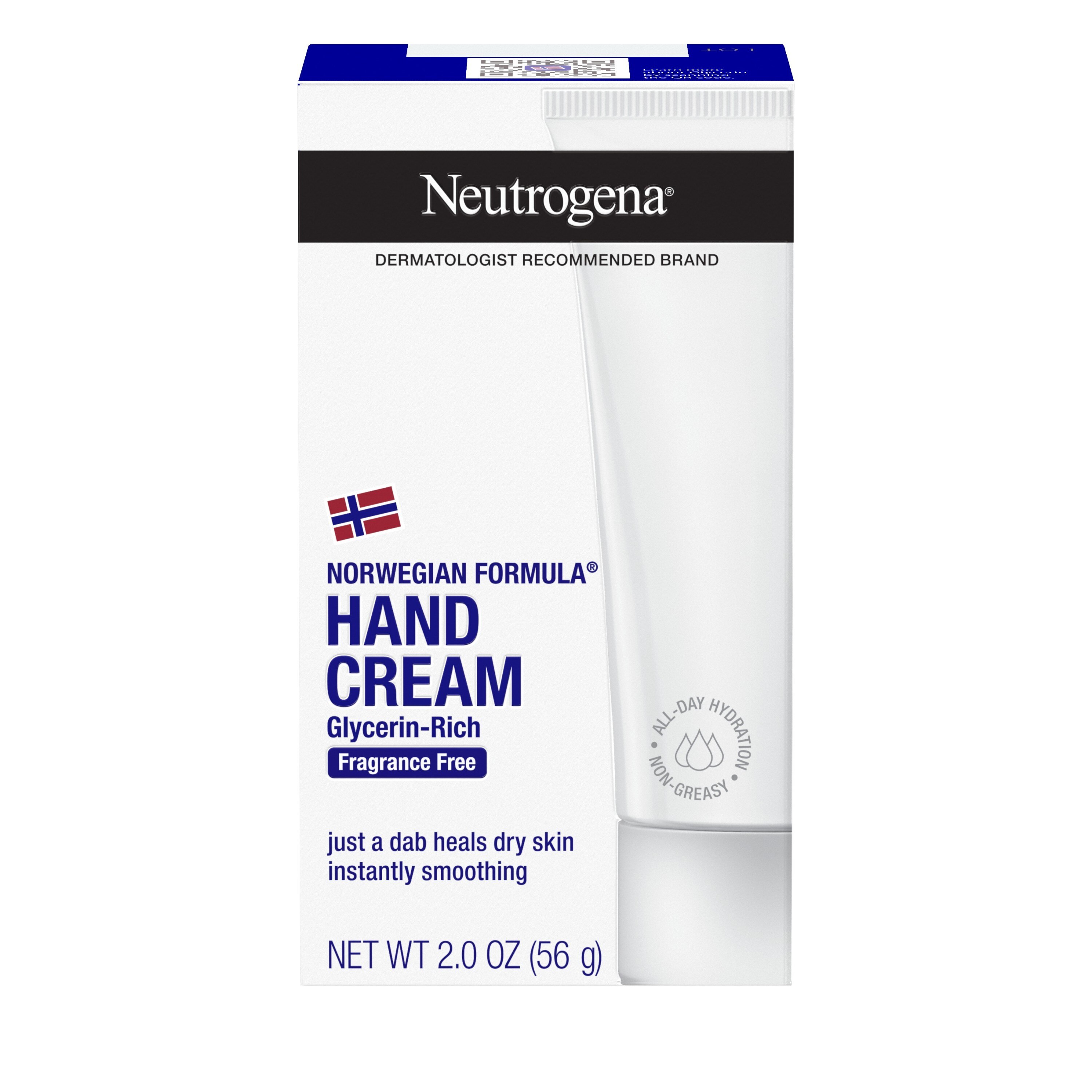 Neutrogena Norwegian Formula Hand Cream Fragrance Free, 2 OZ