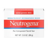 Neutrogena Facial Cleansing Bar For Acne-Prone Skin, 3.5 OZ, thumbnail image 1 of 9