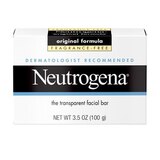 Neutrogena Original Fragrance-Free Gentle Facial Cleansing Bar, 3.5 OZ, thumbnail image 2 of 6