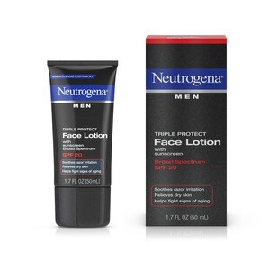  Neutrogena Triple ProteCT Men's Face Lotion, SPF 20, 1.7 fl. OZ 