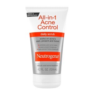 Neutrogena All-in-1 Acne Control - Exfoliante de uso diario, 4.2 oz