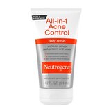 Neutrogena All-in-1 Acne Control Daily Scrub, 4.2 OZ, thumbnail image 1 of 7