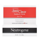 Neutrogena Rapid Clear Stubborn Acne Medicine Spot Treatment Gel, 1 OZ, thumbnail image 1 of 9
