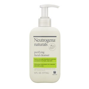 Neutrogena Naturals - Limpiador facial purificador con ácido salicílico, 6 oz