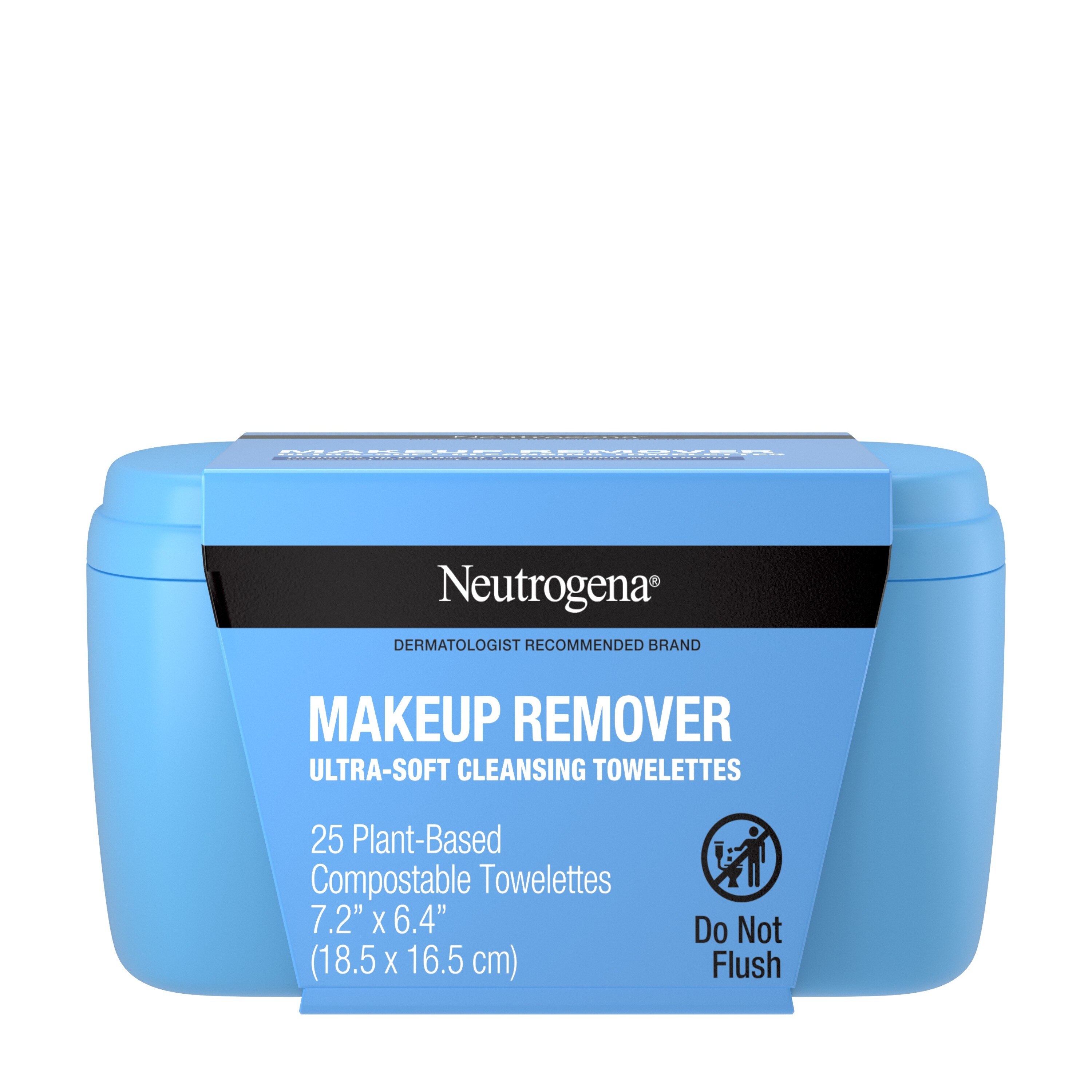 Neutrogena - Toallitas  desmaquilladoras y de limpieza facial, 25 u.