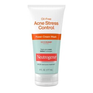 Neutrogena Oil-Free Acne Stress Control - Crema para limpieza profunda, 6 oz