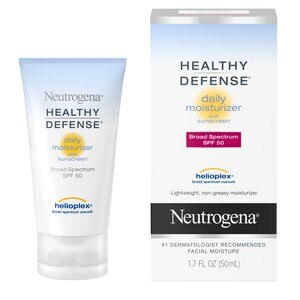 Neutrogena Healthy Defense - Hidratante de uso diario FPS 50, 1.7 oz