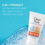 Neutrogena Clear Pore Cleanser/Mask, 4.2 OZ, thumbnail image 4 of 9