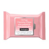 Neutrogena Oil-Free Cleansing Wipes Pink Grapefruit, 25/Pack, thumbnail image 1 of 9