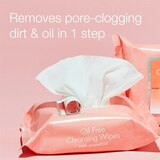 Neutrogena Oil-Free Cleansing Wipes Pink Grapefruit, 25/Pack, thumbnail image 5 of 9