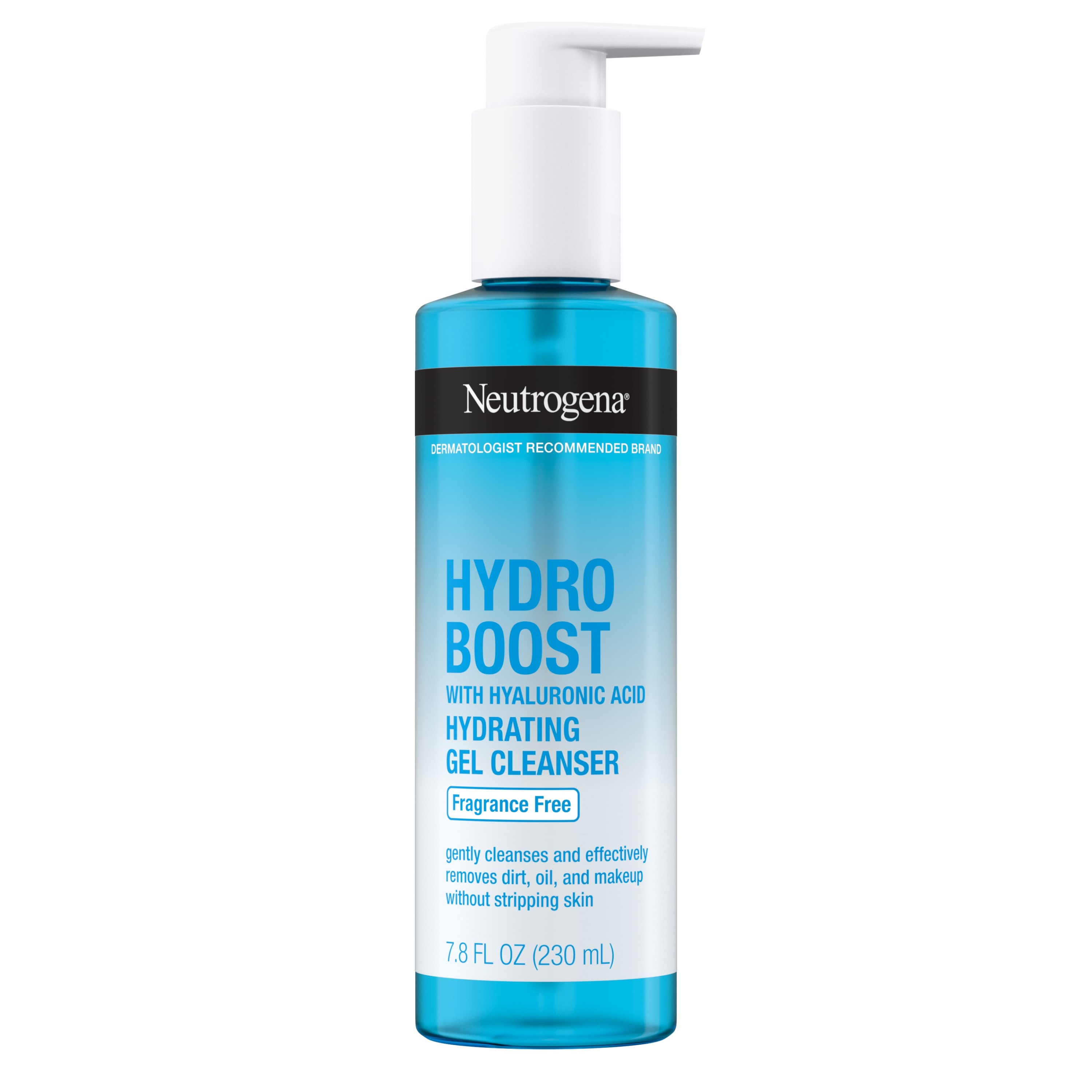 neutrogena hydro boost fragrance-free gel facial cleanser, 7.8 oz