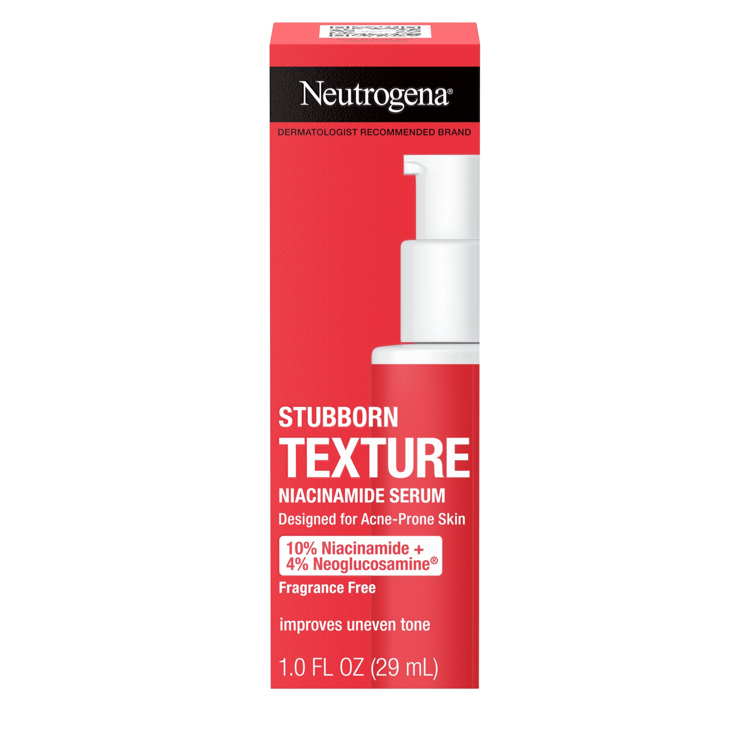 Neutrogena Stubborn Texture Resurfacing Serum, Niacinamide, 1 OZ