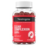 Neutrogena Clear Complexion Antioxidant Gummies, Strawberry, 60 CT, thumbnail image 1 of 14