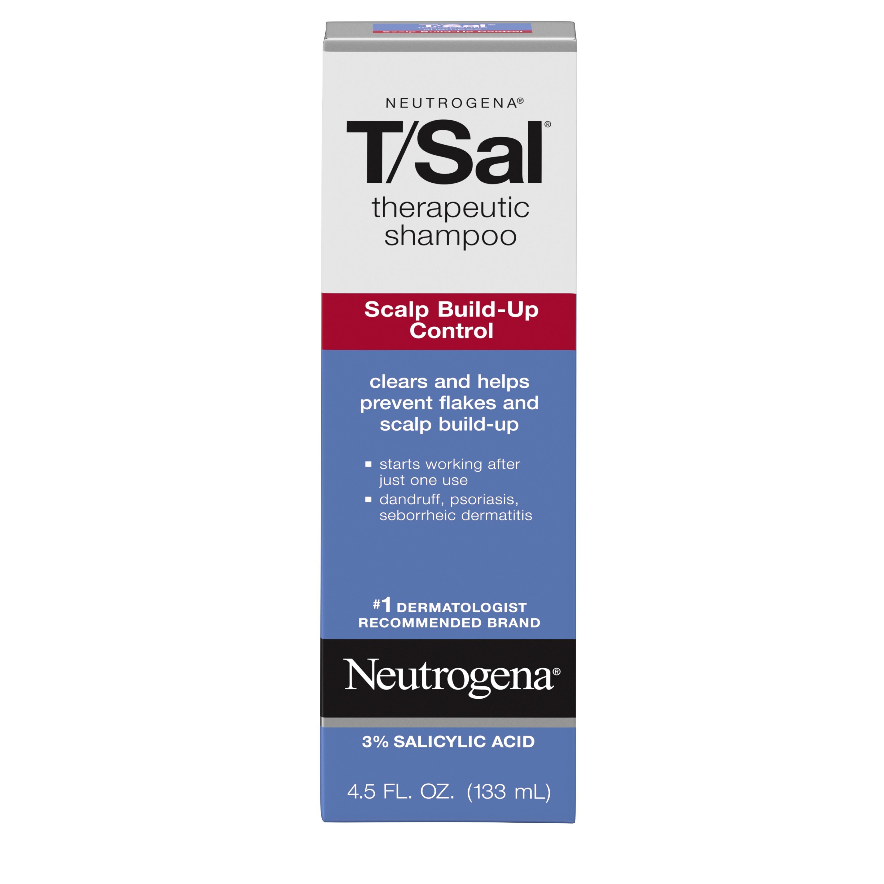 Neutrogena T/Sal Shampoo Scalp Build-Up Control, 4.5 OZ