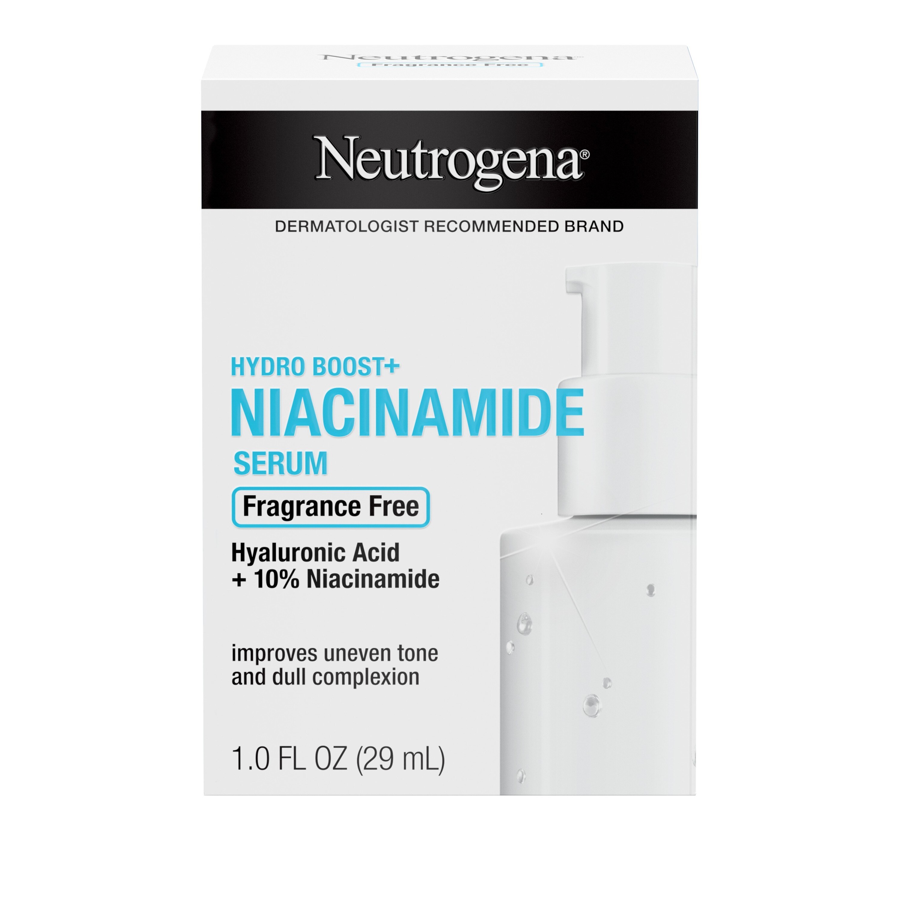 Neutrogena Hydro Boost+ Niacinamide Fragrance-Free Face Serum, 1 Oz , CVS