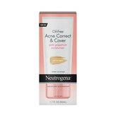 Neutrogena Oil-Free Acne Moisturizer Correct & Cover Pink Grapefruit, thumbnail image 2 of 6