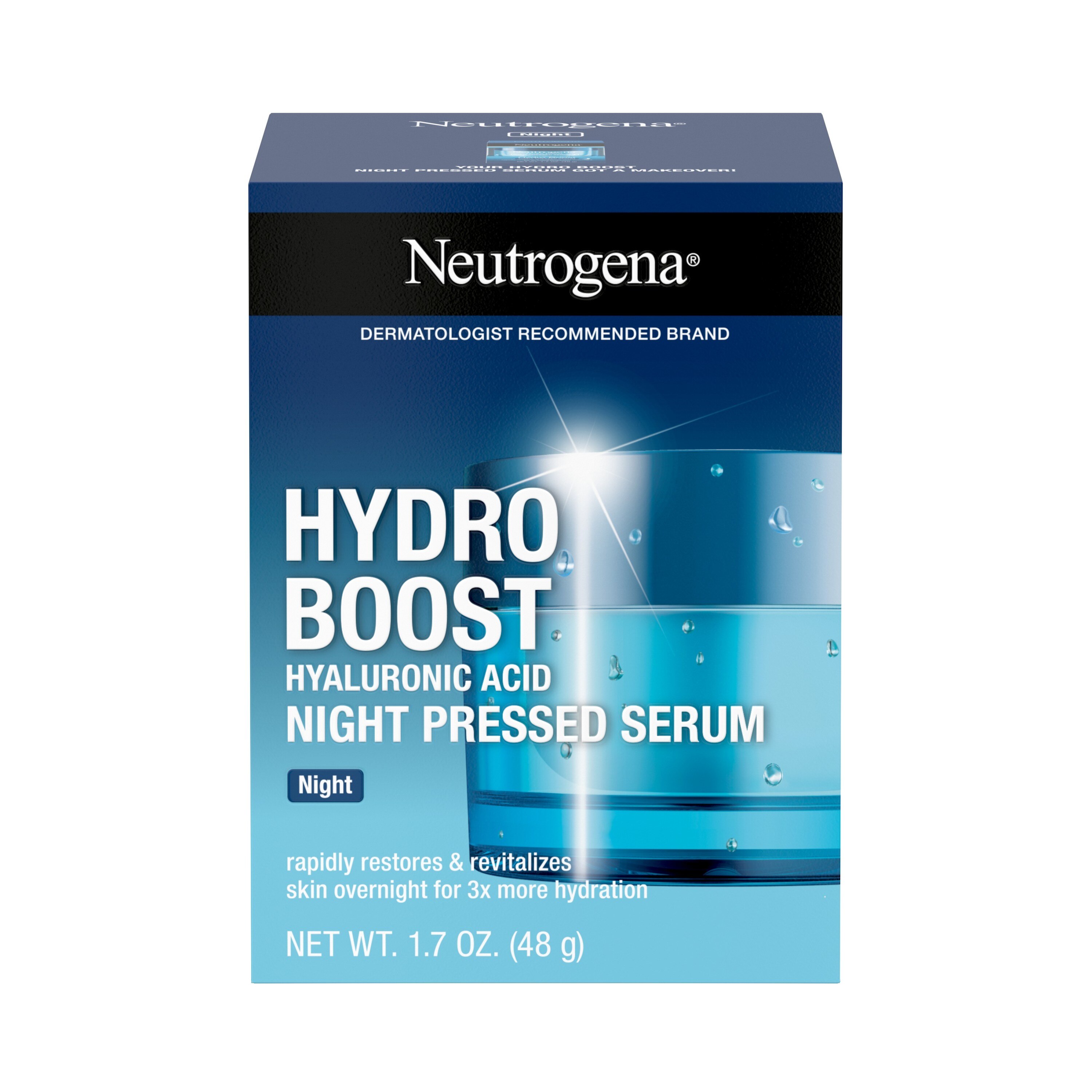 Neutrogena Hydro Boost Night Pressed Serum, 1.7 Oz , CVS