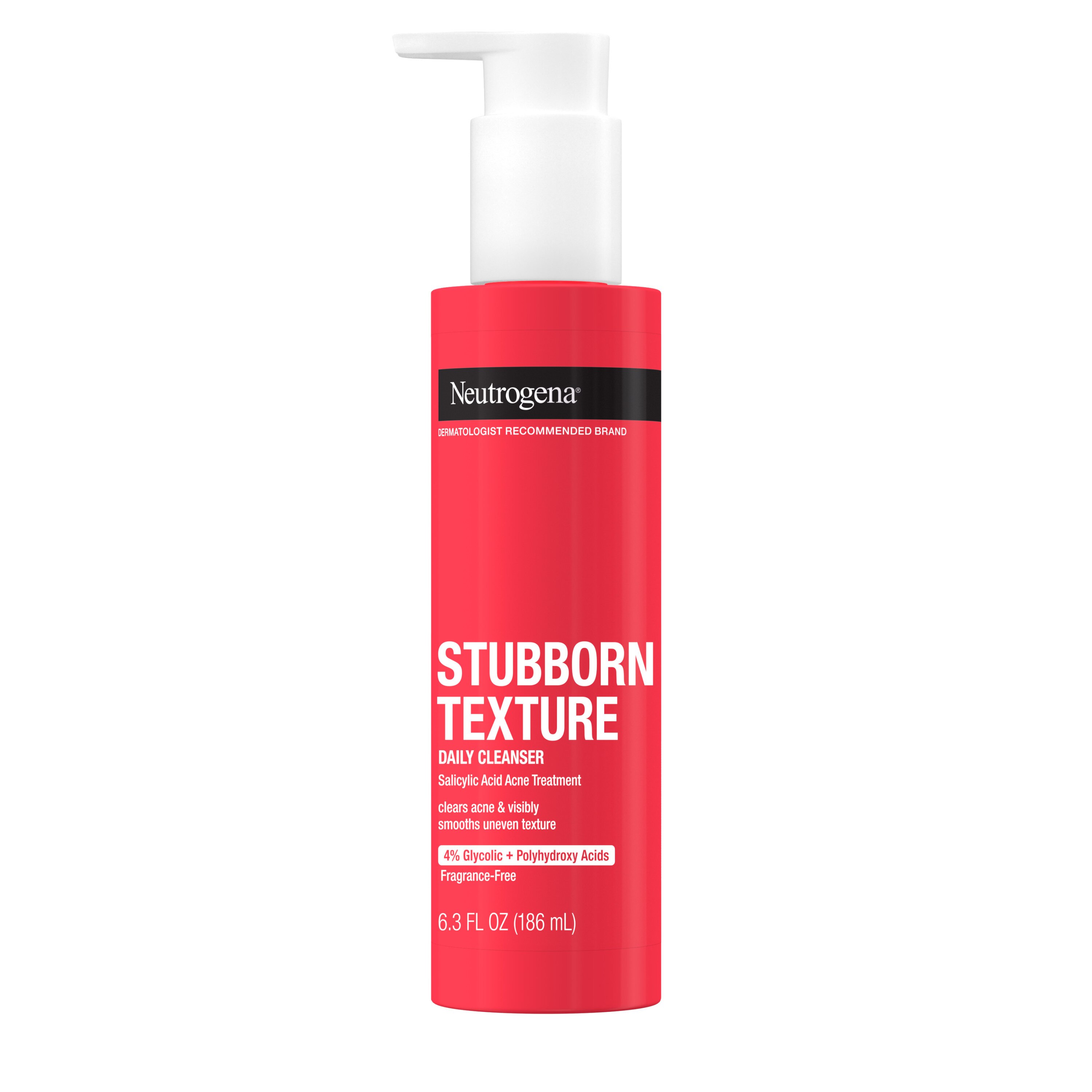 Neutrogena Stubborn Texture Acne Cleanser With Salicylic Acid, 6.3 Oz , CVS