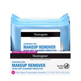 Neutrogena Fragrance Free Makeup Remover Facial Wipes, 50CT, thumbnail image 1 of 13