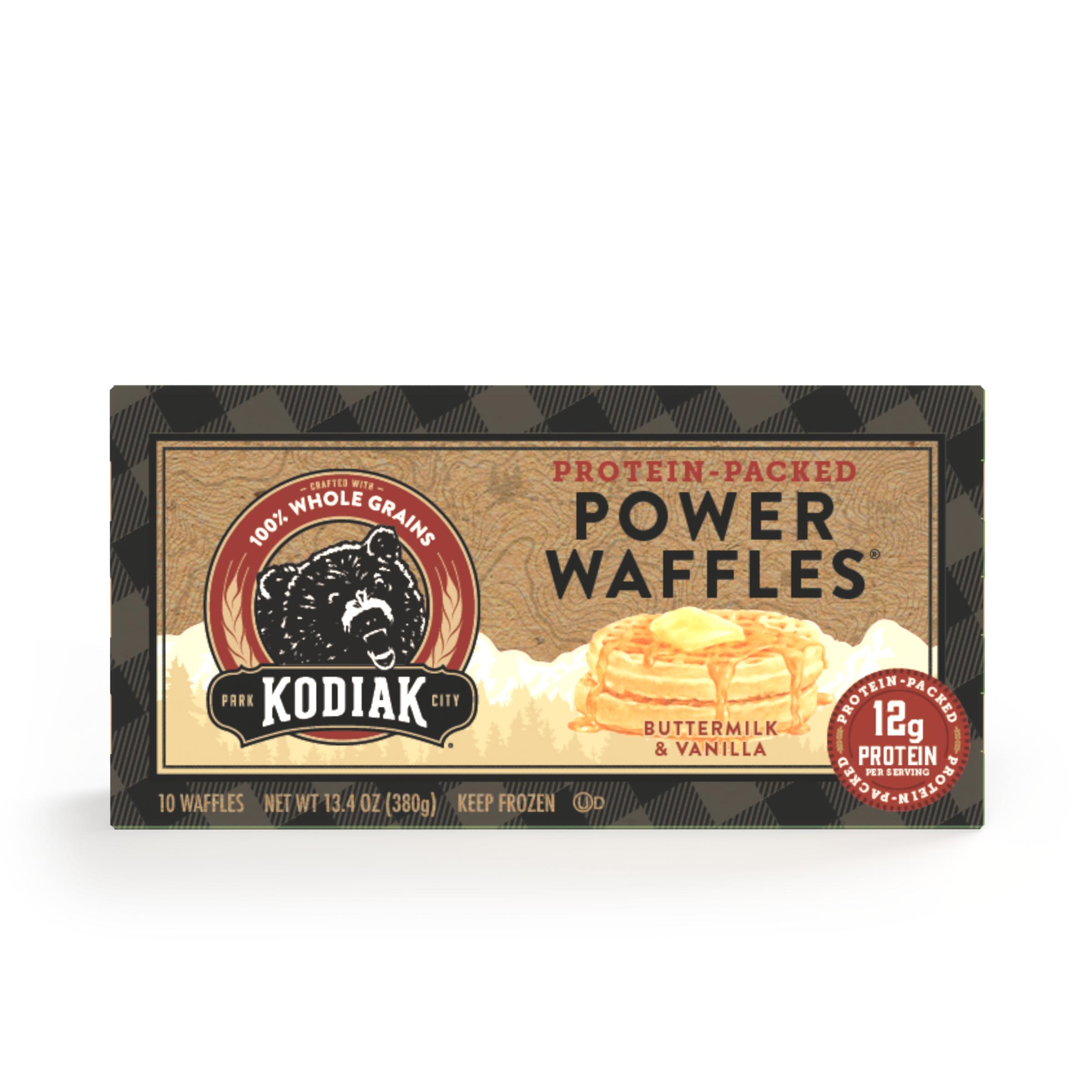 UPC 705599012211 product image for Kodiak Cakes Power Waffles, Buttermilk & Vanilla, 10 ct, 13.4 oz - 0.8 oz | CVS | upcitemdb.com