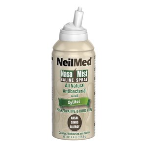 NeilMed Xylitol NasaMist Nasal Spray Canister, 4.2oz