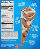 Chocolate Vanilla Twist Cone, 4 ct, 22.5 oz, thumbnail image 2 of 3