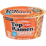 Top Ramen Noodle Soup Bowl, Chicken Flavor, 3.42 oz, thumbnail image 1 of 2