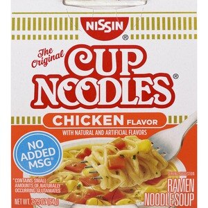 Nissin Cup Noodles Ramen Noodle Soup, Chicken Flavor
