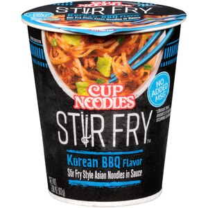 Nissin Cup Noodles Korean BBQ Stir Fry, 2.8 OZ