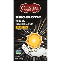 Celestial Seasonings Probiotic Tea English Breakfast Black Tea Bags, 18 ct