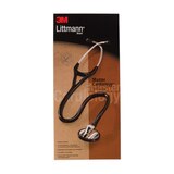 3M Littmann Master Cardiology Adult/Pediatric Stethoscope Black Tube 27 in. Length, thumbnail image 5 of 5