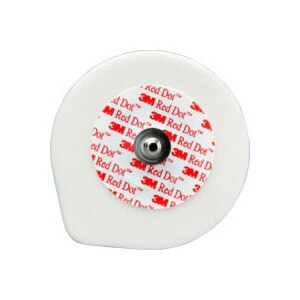 3M Red Dot Foam Monitoring Electrode with Abrader 2 in. Diameter, 1000CT