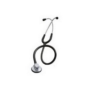 Littmann Master Classic II Stethoscope with Plated & Polished Alloy Chestpiece 27", Black Tube