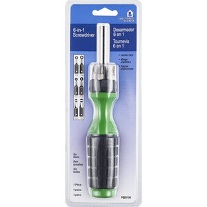 Helping Hand - 6-In-1 Screwdriver, Comfort Grip , CVS