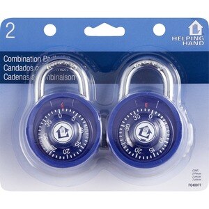 Helping Hand Combination Padlock, 2 Ct , CVS