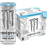 Monster Energy, Zero Ultra, 6 ct, Cans, 72 oz, thumbnail image 1 of 3