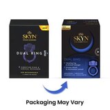 SKYN Dual Ring, Vibrating Ring and Sensual Massager, Purple, thumbnail image 2 of 5