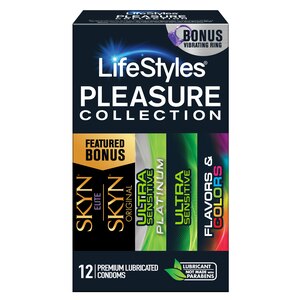 Lifestyles Pleasure Colle Ction Condoms, 12 Ct , CVS