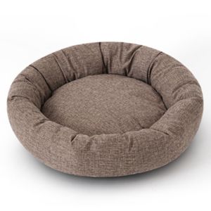 Pet Central Ramie Plush Pet Bed, 19x19x7