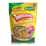 GUM Crayola Twistables Flossers, 90 Count, thumbnail image 1 of 2