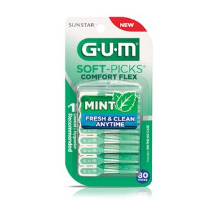 GUM Soft-Picks Comfort Flex Mint, 80ct