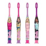 GUM Barbie Ultra Soft Training Toothbrush, ages 3+, 2 CT, thumbnail image 5 of 6