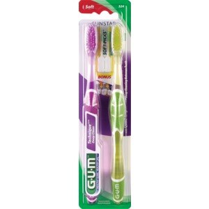 Sunstar GUM Technique Deep Clean Brush With Soft-Picks, 2 Ct , CVS