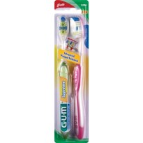Gum Supreme - Cepillo dental, suave, 2 u.