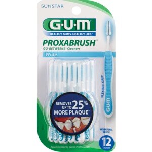 Gum Proxabrush Go-Betweens Cleaners, Wide, 12 Ct - 15 Ct , CVS
